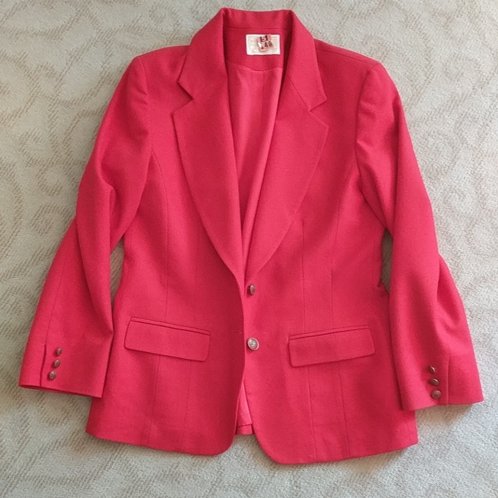Pendleton's woolen red Blazer